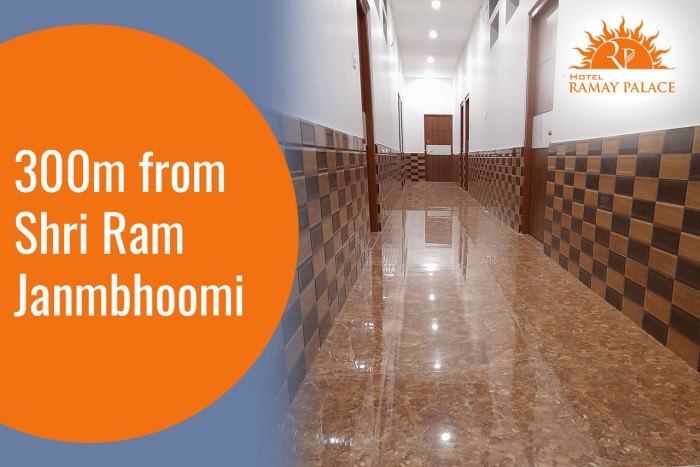 300m from Shri Ram Janmbhoomi